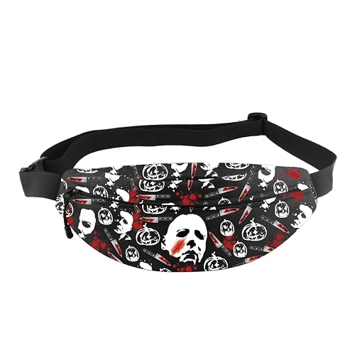 AKTAP Horror Michael Hüfttasche Horror Movie Merchandise Geschenke Michael Killer Fans Merch für Damen Herren Hüfttasche, Michael Gürteltasche-ht, WB von AKTAP