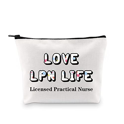 AKTAP LPN Geschenk LPN Make-up-Taschen Love LPN Life lizenzierte Ärzte Krankenschwester Reißverschluss Tasche Zukunft LPN Tasche für Stillstudenten, LPN MB, modisch von AKTAP