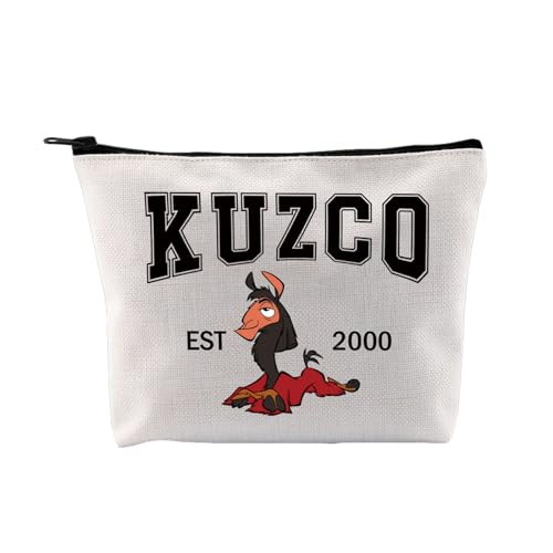 AKTAP Lustige Kuzco Lama Reißverschlusstasche Kuzco Est 2000 Magic Movies Make-up-Tasche Kaiser Kuzco Organizer, Lustige Kuzco Llama Reißverschlusstasche, modisch von AKTAP