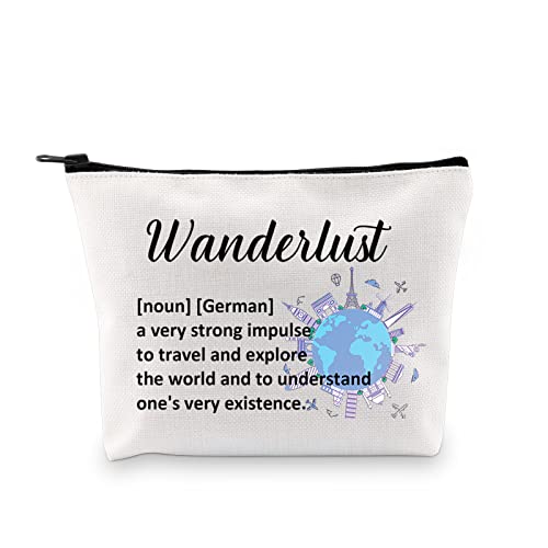 AKTAP Reise-Make-up-Tasche, Definition von Wanderlust Understand One's Very Existence Girl Trip Reisetasche für Abenteuerliebhaber, Geschenk, Traveler Mb, modisch von AKTAP