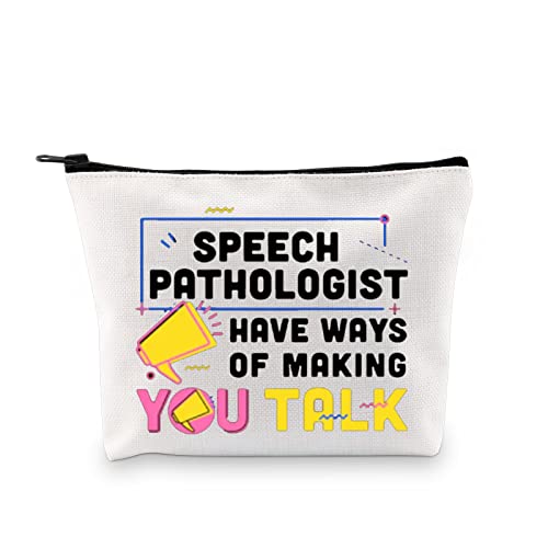 AKTAP SLP Make-up-Tasche für Sprache, Pathologen, Sprechpathologen haben Möglichkeiten, Sprechtherapie zu sprechen, Segeltuchtasche, Slp Mb, modisch von AKTAP