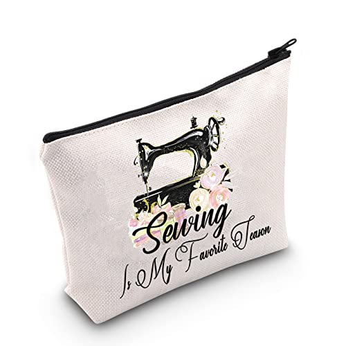 AKTAP Sew Gifts for Women Designer Quilting Kosmetiktasche Geschenke für Schneiderin Schneiderin Tasche Nähen ist meine Lieblingssaison, Sew Mb, modisch von AKTAP