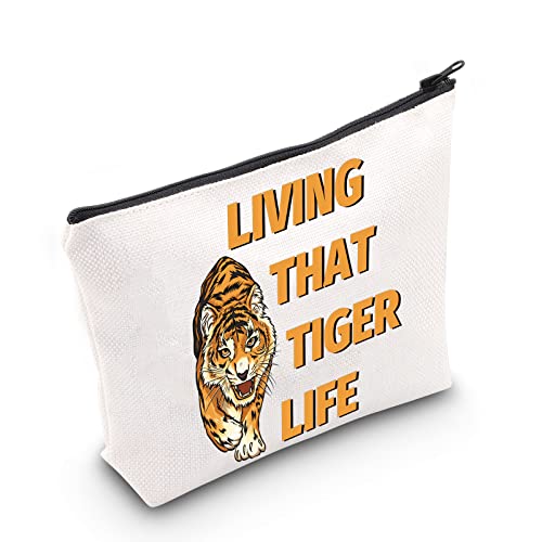 AKTAP Tiger Make-up-Tasche mit Tiger-Motiv, Geschenk für Tigerliebhaber, Living That Tiger Life, Tiger Mb, modisch von AKTAP