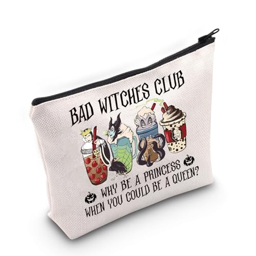 Bösewichte Make-up-Tasche, Bösewichte, Geschenk für Frauen, Hexengeschenk, Ursula Maleficent, Bad Witches Club, Kaffee, Reißverschlusstasche, Bad Witches Club-py2, MB von AKTAP