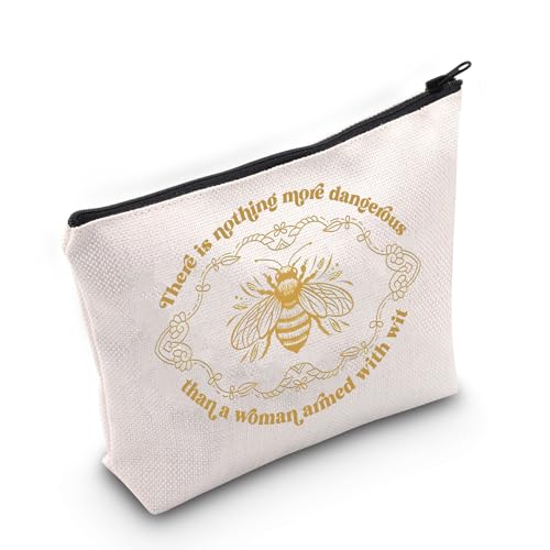 Niedliches Vintage-Regency Era Bridger T-inspiriertes zierliches Bienengeschenk "There is Nothing More Dangerous Than A Woman Armed with Wit Bag", Bee Dangerous-py2, MB von AKTAP