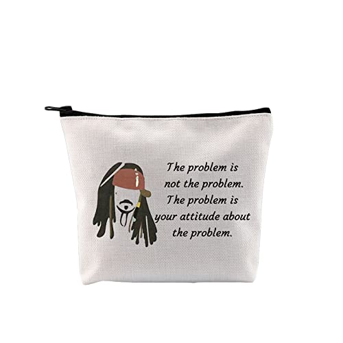 Piraten-Film-Kosmetiktasche Piraten-Kapitän Jack-Fans Geschenk Das Problem ist Ihre Einstellung über das Problem, Piraten Film Kosmetik, Modisch von AKTAP