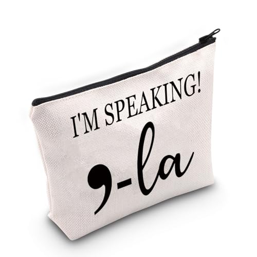 "Support Comma La Quote" Präsidenten-Geschenk für Frauen, Vote, Merchandise-Präsidentin, Wahl für Reißverschluss-Tasche, Speaing La-py1, MB von AKTAP