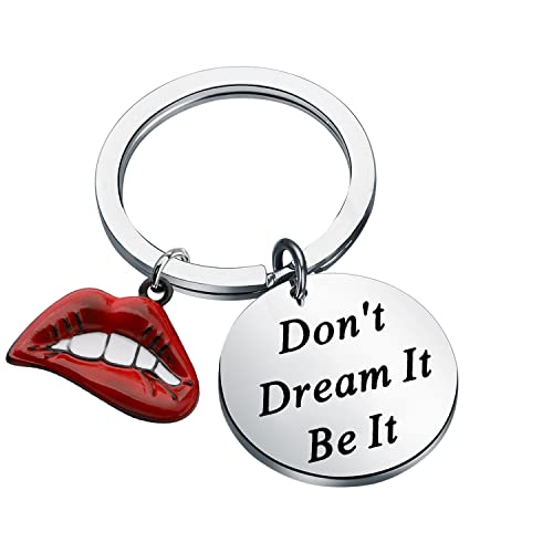 AKTAP The Rocky Horror Show inspirierter Schlüsselanhänger "Don't Dream It Be It Broadway", Schmuck für Rocky-Fans, Broadway Dream It Schlüsselanhänger von AKTAP