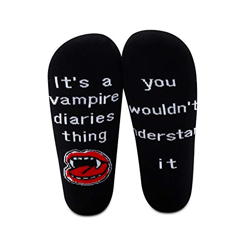 Vampire Diaries Merchandise Socken It's a Vampire Diaries Thing TVD Show Socken für Damen Herren Gr. 38, Vampire Diaries Thing Socken von AKTAP