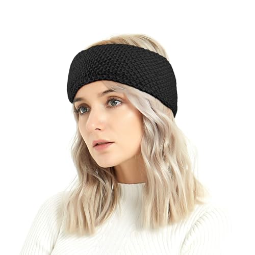 Schwarz Winter Stirnband Damen Strick Ohrenwärmer Stirnbänder Haarband Mädchen Geknotet Gestrickt Verdicken Haarreifen Frauen Haarbänder Häkelarbeit Elastische Plüsch Skifahren Schwarz Winter Stirnband Damen Strick Ohrenwärmer Stirnbänder Haarband Mädchen Geknotet Gestrickt Verdicken Haarreifen Frauen Haarbänder Häkelarbeit Elastische Plüsch Skifahren von AKTVSHOW