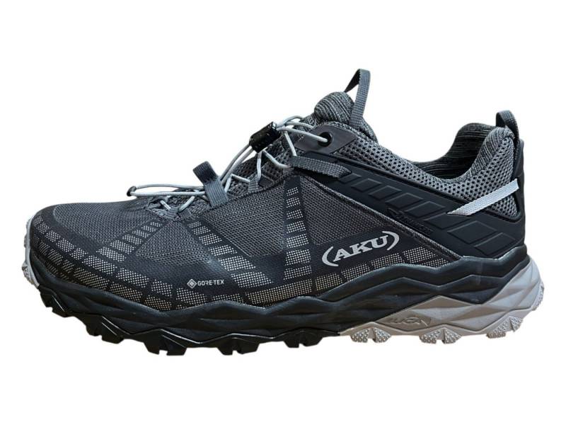AKU AKU Herren Trekking Wanderschuh FLYROCK GTX 698-632 black/silver Wanderschuh von AKU