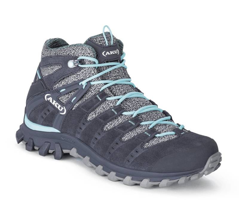 AKU Alterra Lite Mid GTX (Trekking, wasserdicht) anthrazitgrau/blau Damen Wanderschuh von AKU