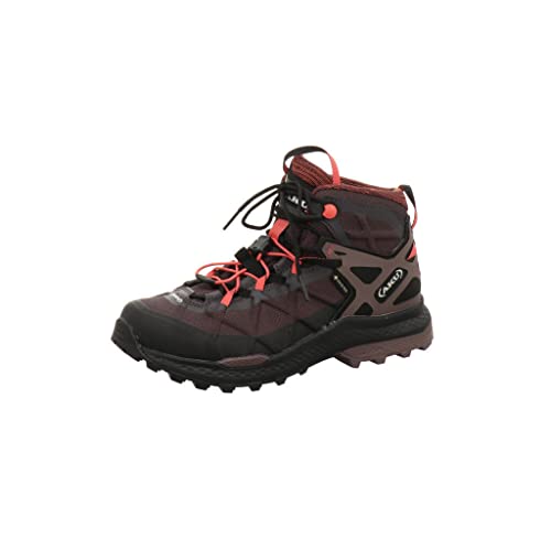 AKU Damen Rocket Mid DFS GTX Schuhe, deep Violet-Coral, UK 4 von AKU