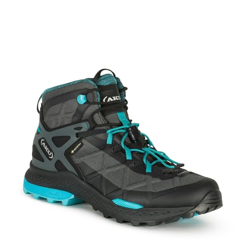 AKU Damen Rocket Mid Dfs GTX W's Wanderschuhe, schwarz türkis von AKU