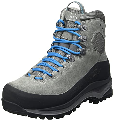 AKU Damen SUPERALP GTX WS Bootsschuh, L.Grey/Turquoise, 37.5 EU von AKU