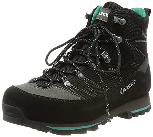 AKU Damen TREKKER LITE III WIDE GTX W'S Bootsschuh, BLACK/MINT, 37.5 EU von AKU