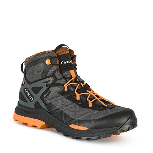 AKU Herren Rocket Mid Dfs GTX Wanderschuhe, Schwarz Orange von AKU