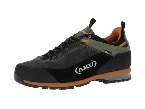 AKU Link GTX Zustiegsschuhe Green/orange UK 8,5 - EU 42,5 von AKU