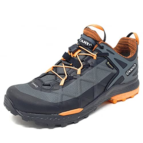 AKU Herren Rocket Dfs GTX Sneaker, Schwarz Orange, 46.5 EU von AKU