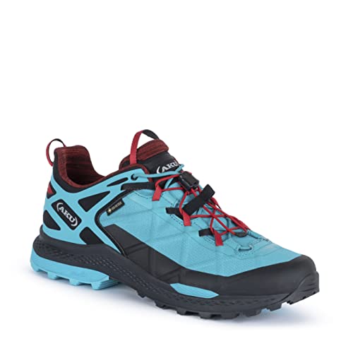 AKU Herren Rocket Dfs GTX Sneaker, blau/schwarz (Turquoise Black), 44.5 EU von AKU