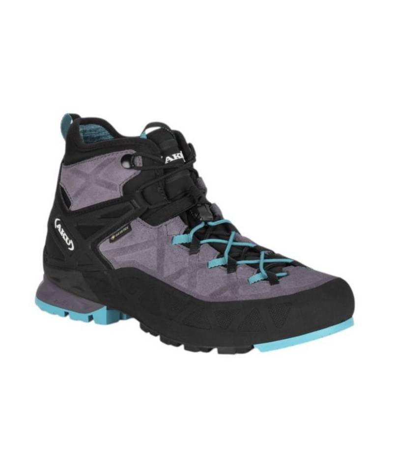 AKU Rocket DFS MID GTX (Zustieg, wasserdicht) grau/türkis Damen Wanderschuh von AKU