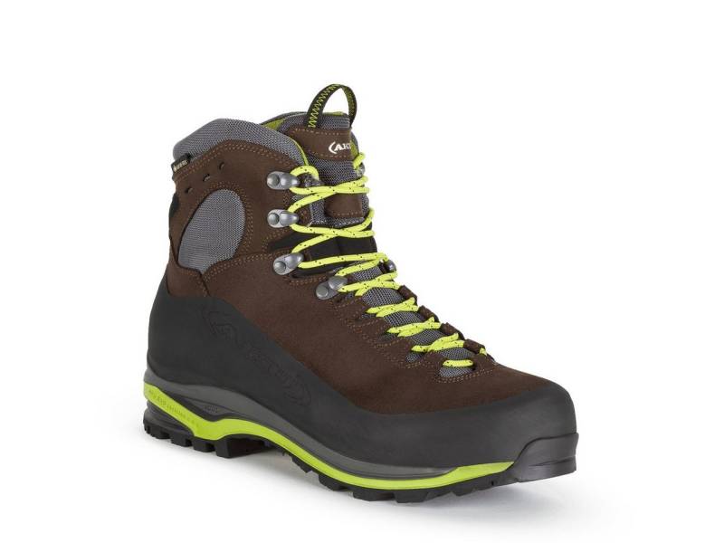 AKU Superalp V-Light GTX (Trekking, wasserdicht) braun/lime Herren Wanderschuh von AKU