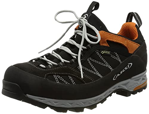 AKU Unisex TENGU Bajo GTX Bootsschuh, Black/ORANGE, 46 EU von AKU