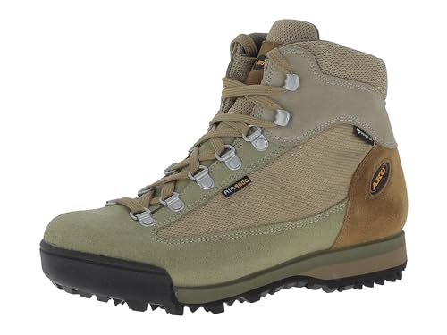 AKU Ultralightlight GTX W wasserdichte und atmungsaktive Damnen Wanderschuhe mit griffiger Sohle und AIR8000 Obermaterial | Hikingschuhe | Trekkingschuhe sand/olive EU 40 von AKU