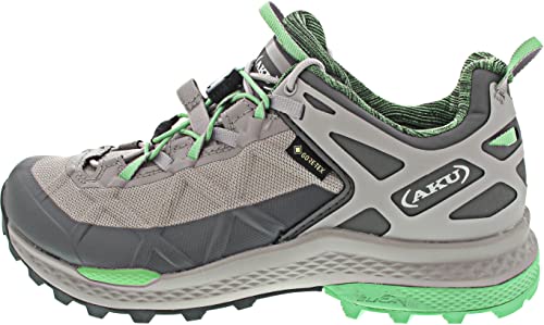 AKU W Rocket Dfs GTX Grau-Grün - Gore-Tex Dynamischer funktionaler Damen Gore-Tex Trekkingschuh, Größe EU 41.5 - Farb von AKU