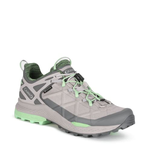 AKU W Rocket Dfs GTX Grau-Grün - Gore-Tex Dynamischer funktionaler Damen Gore-Tex Trekkingschuh, Größe EU 42 - Farbe von AKU