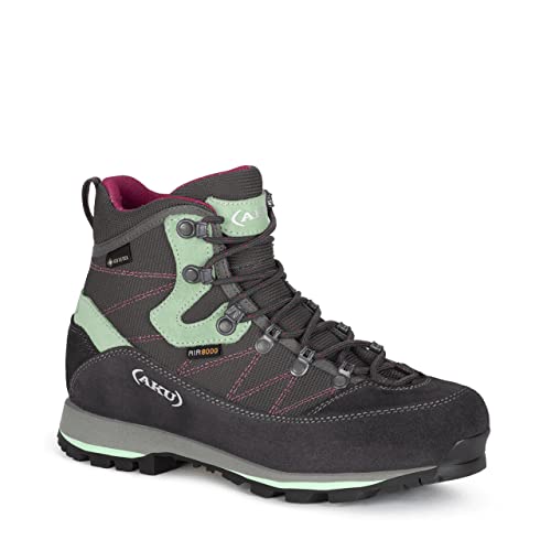 AKU W Trekker Lite Iii GTX Grau - Gore-Tex Leichter wasserdichter Damen Gore-Tex Wanderstiefel, Größe EU 39.5 - Farbe von AKU