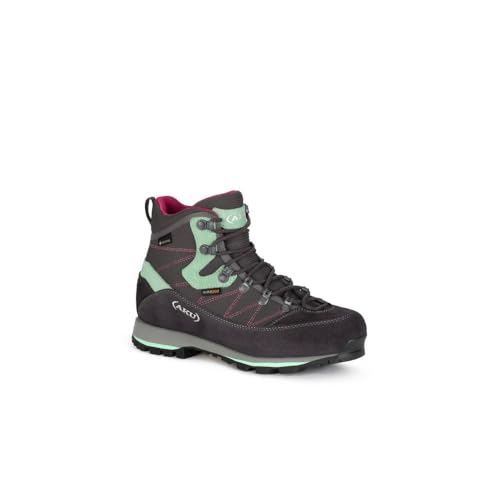 AKU W Trekker Lite Iii GTX Grau - Gore-Tex Leichter wasserdichter Damen Gore-Tex Wanderstiefel, Größe EU 41 - Farbe G von AKU
