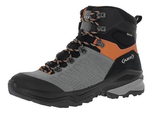 AKU Wanderschuhe Adapta SD GTX wasserdichte und stabile Herren Trekkingschuhe mit Wildleder Obermaterial und griffiger Laufsohle Grey/Orange EU 46,5 AKU Wanderschuhe Adapta SD GTX wasserdichte und stabile Herren Trekkingschuhe mit Wildleder Obermaterial und griffiger Laufsohle Grey/Orange EU 46,5 von AKU
