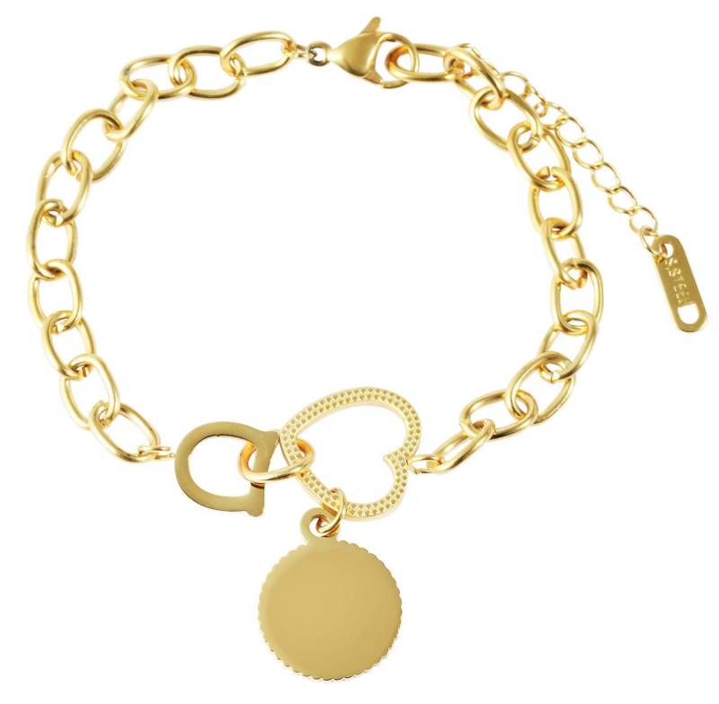 AKZENT Armband Ausma Edelstahl silber wasserfest, Damen Armband von AKZENT