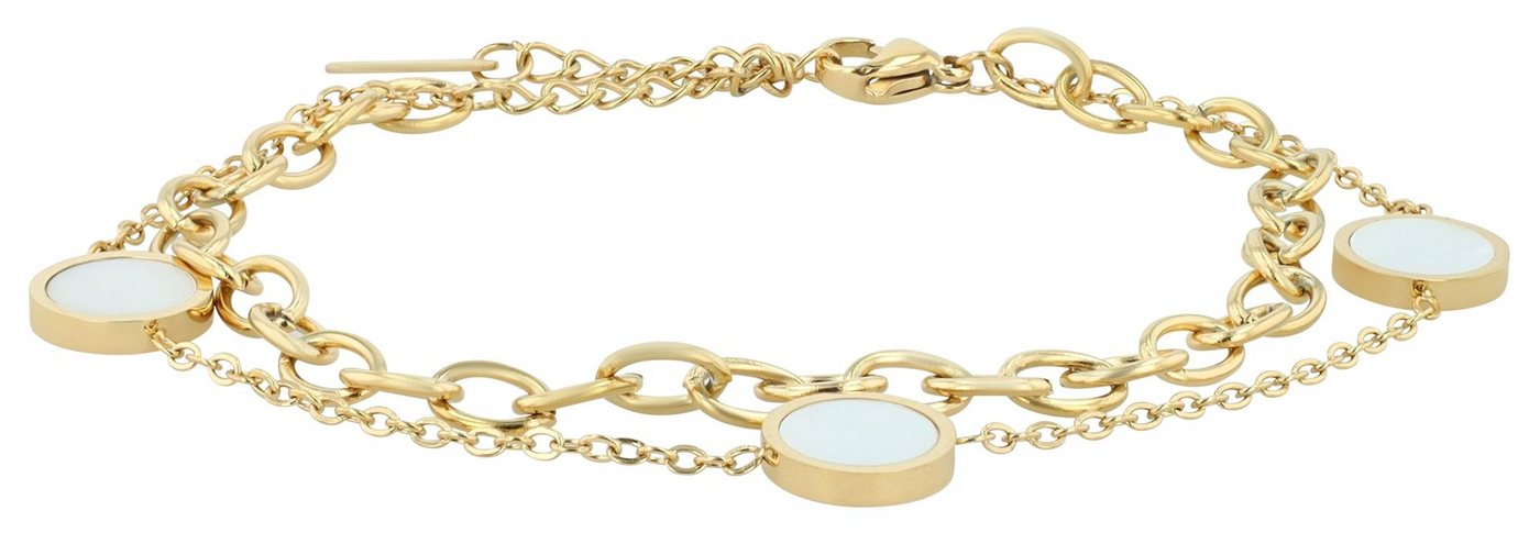 AKZENT Armband Dina Edelstahl silber wasserfest (Einzeln) von AKZENT