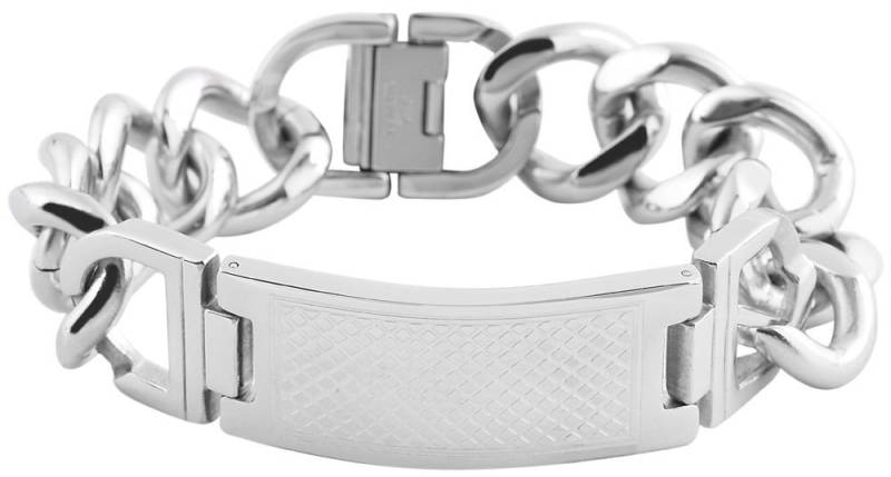 AKZENT Armband Hannes Edelstahl silber wasserfest, Herren Armband von AKZENT