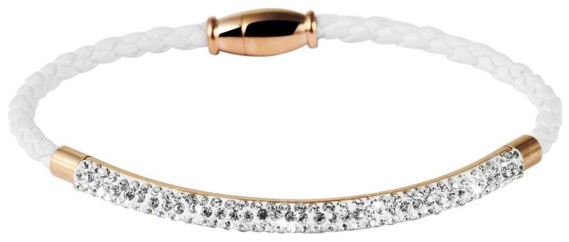 AKZENT Armband Kaliana Akzent Armband aus geflochtenem Lederimitat und (Einzeln), Damen Armband von AKZENT