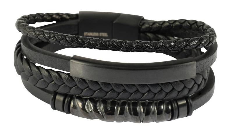 AKZENT Armband Nicol Echtleder schwarz von AKZENT