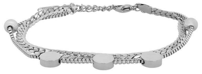 AKZENT Armband Perita Edelstahl silber wasserfest (Einzeln) von AKZENT