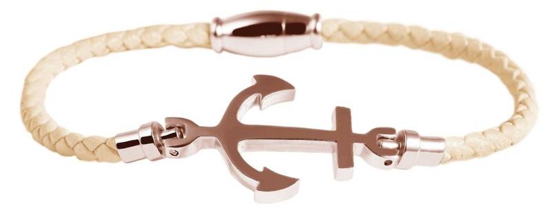 AKZENT Armband Seina Echtleder weiß, Damen Armband von AKZENT