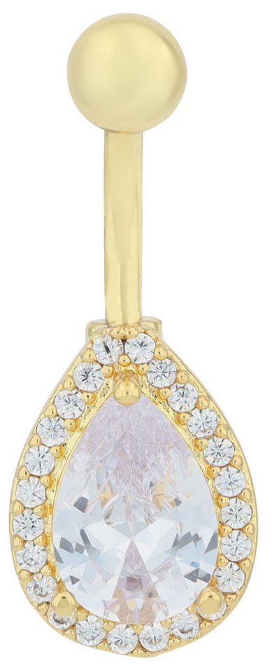 AKZENT Bauchnabelpiercing 5210032 Edelstahl silber von AKZENT