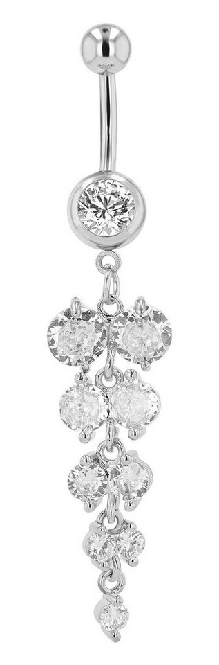AKZENT Bauchnabelpiercing Uri Edelstahl silber von AKZENT