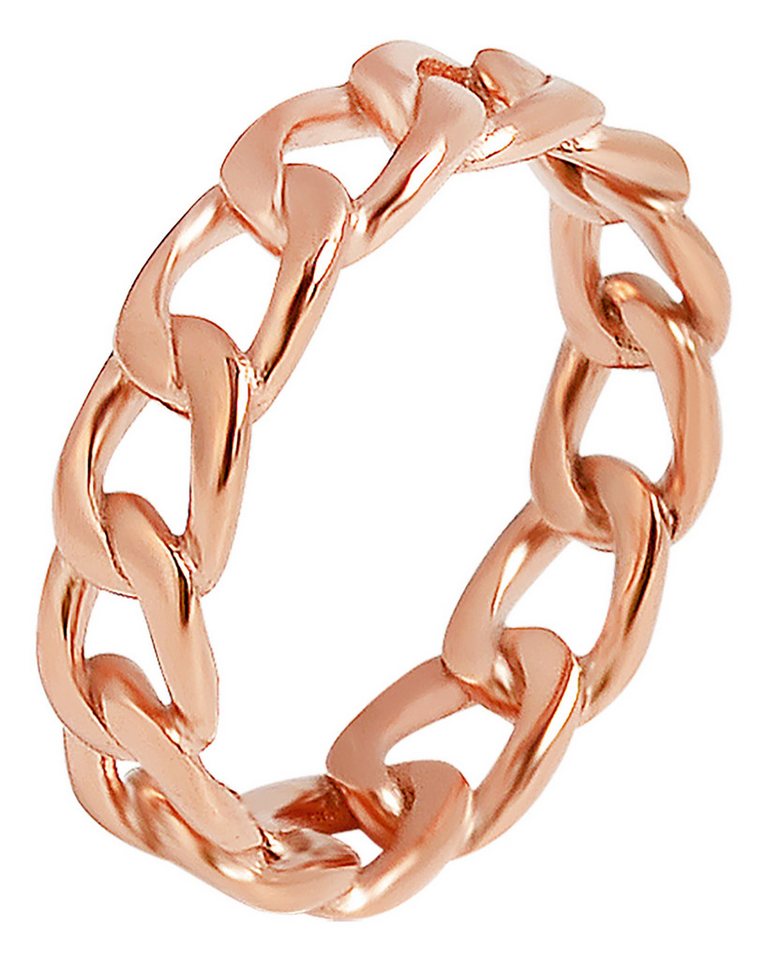 AKZENT Fingerring Rosi Edelstahl Damenring rosegold Gr. 52 – 58, Damen Ring von AKZENT