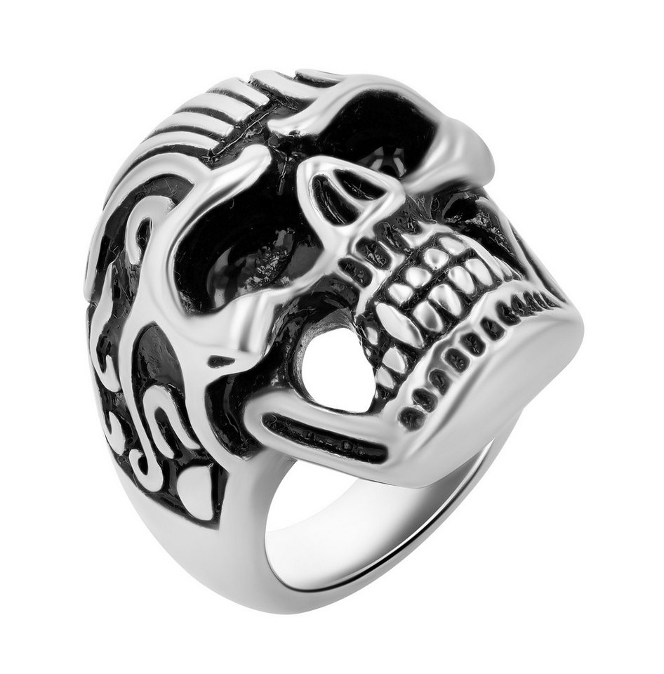 AKZENT Fingerring Skullstorm, Herren Ring von AKZENT