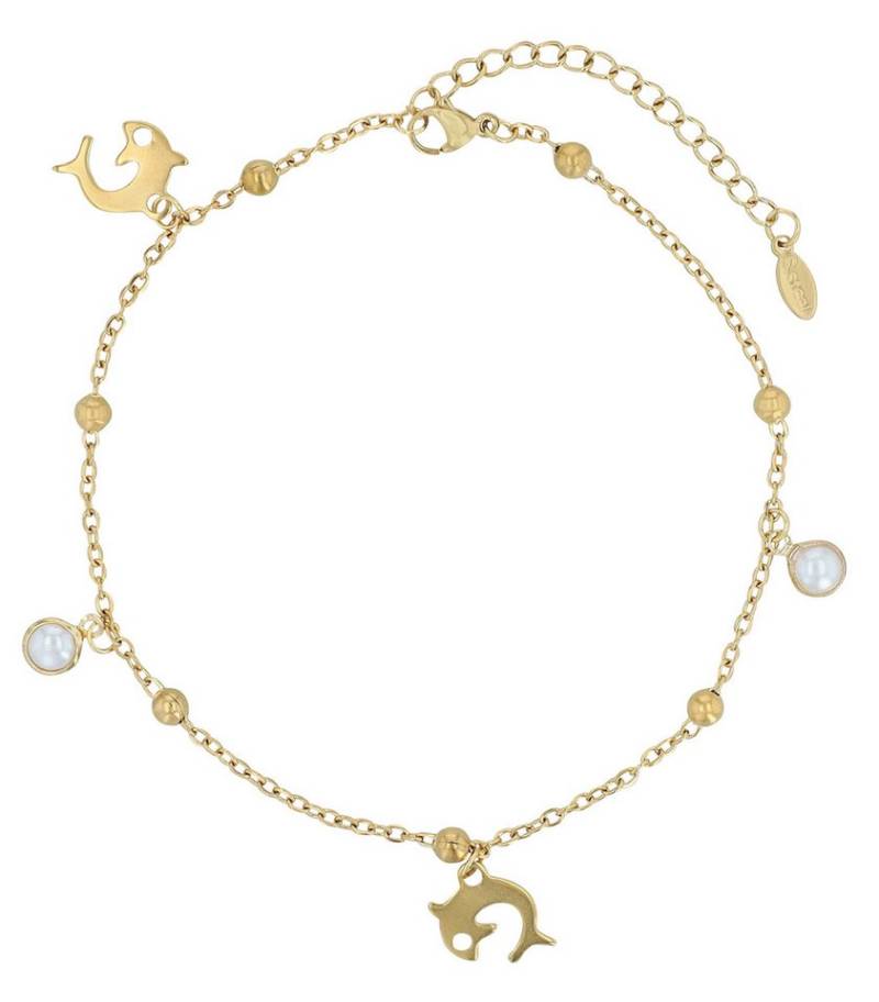 AKZENT Fußkette 5110093 Sommer Must-Have, 4er Pack, Anhänger, Perlen von AKZENT