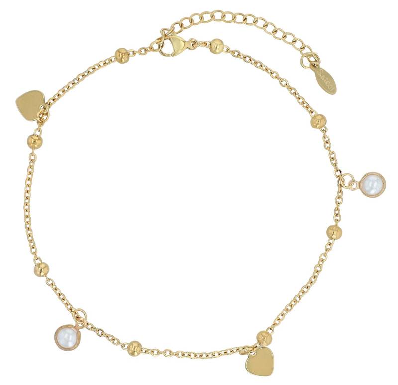 AKZENT Fußkette 5110093 Sommer Must-Have, 4er Pack, Anhänger, Perlen von AKZENT