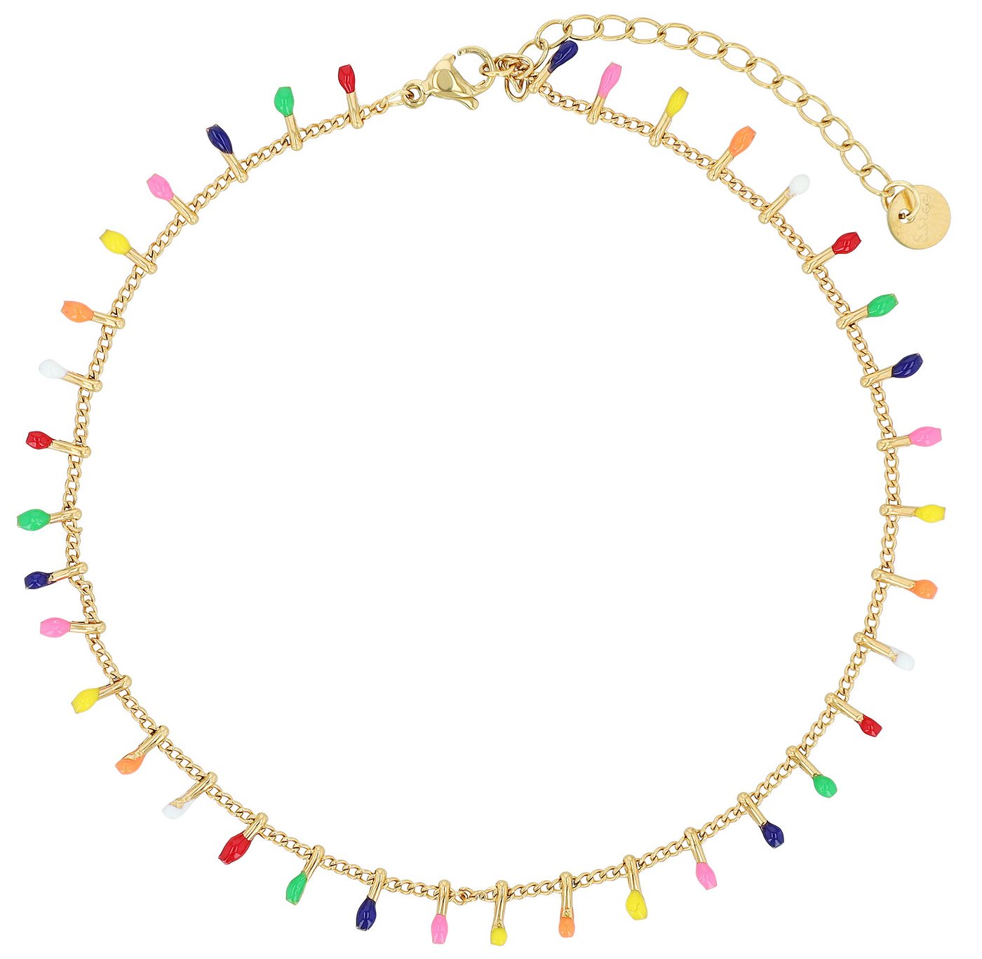 AKZENT Fußkette 5110093 Sommer Must-Have, 4er Pack, Anhänger, Perlen von AKZENT