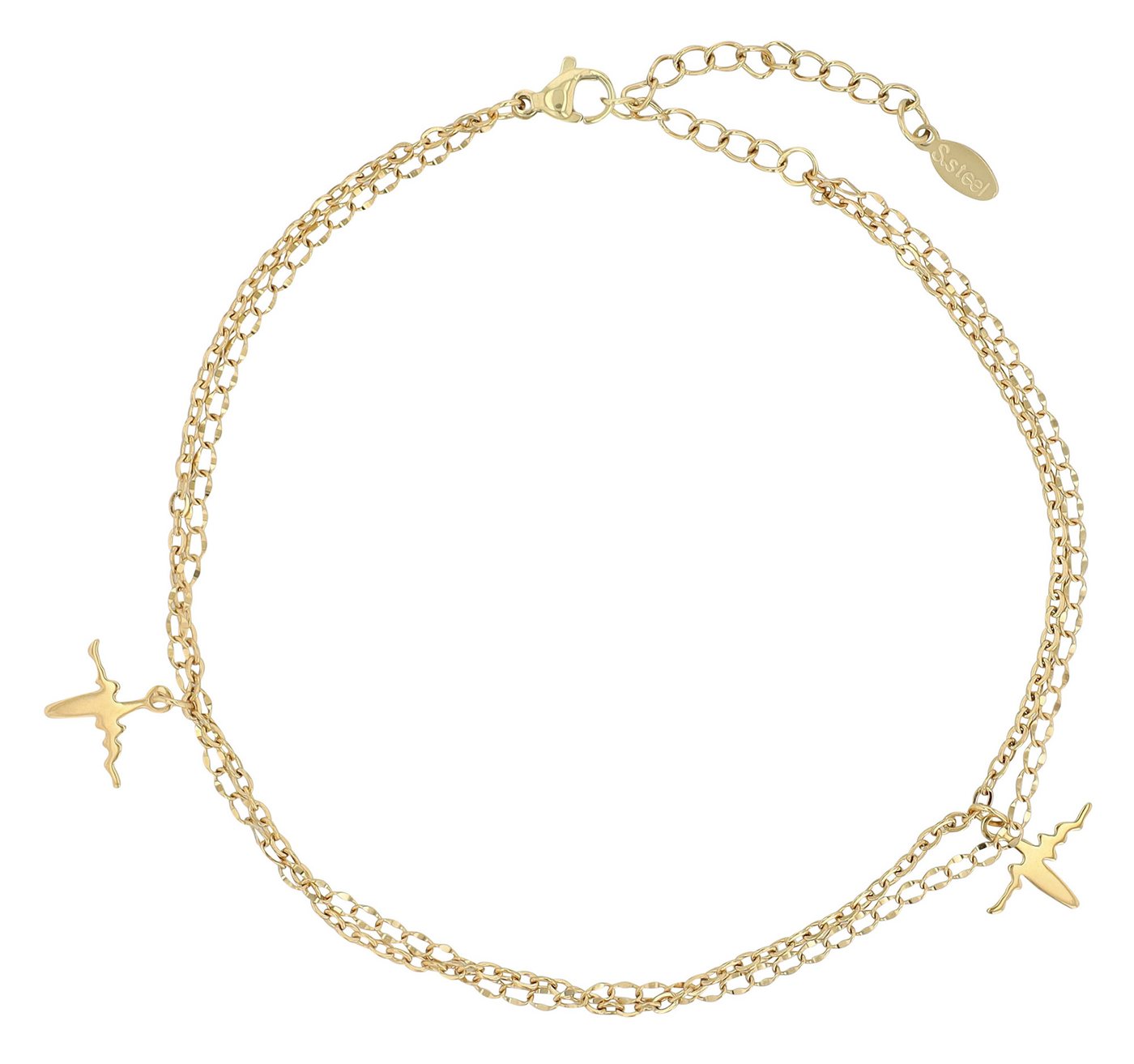 AKZENT Fußkette 5110093 Sommer Must-Have, 4er Pack, Anhänger, Perlen von AKZENT