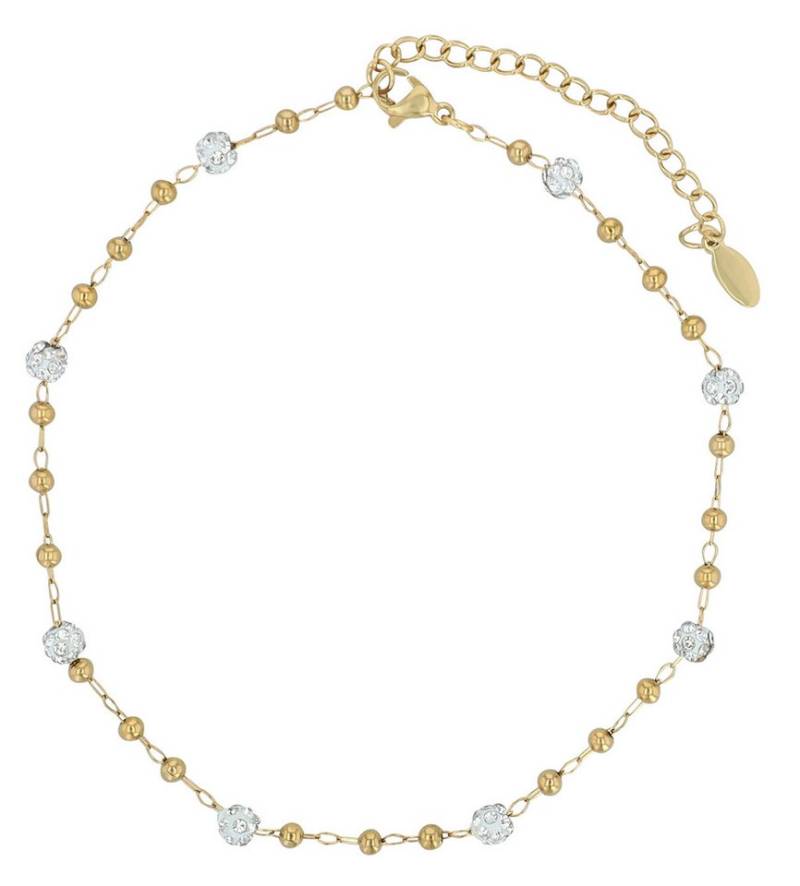 AKZENT Fußkette 5110093 Sommer Must-Have, 4er Pack, Anhänger, Perlen von AKZENT