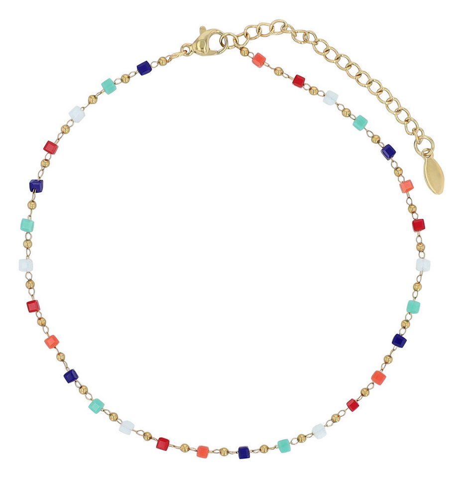 AKZENT Fußkette 5110093 Sommer Must-Have, 4er Pack, Anhänger, Perlen von AKZENT